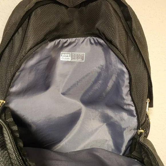 Adidas Black and Gold Men's Backpack - Picture 6 of 9